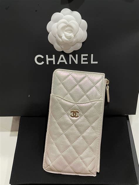 chanel phone and card case